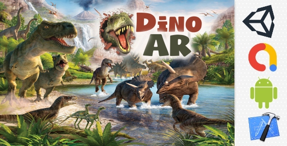 DinoAR Dinosaurs | Augmented Reality App Kit Unity