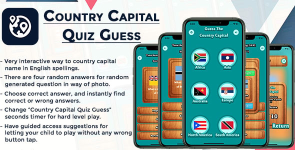 Country Capital Quiz Guess IOS (Swift)