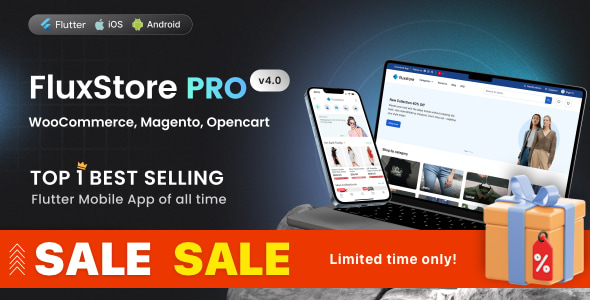 Fluxstore Pro - Flutter E-commerce Full App for Magento, Opencart, and Woocommerce
