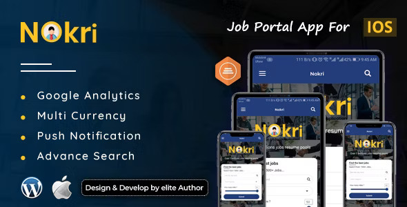 Nokri - Job Board Native IOS App