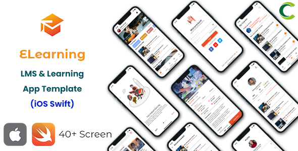 iOS Native LMS App Template | Course App Template iOS Swift | Udemy Clone iOS Swift