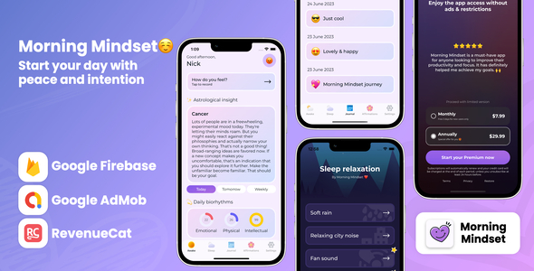 Morning Mindset - iOS App Source Code