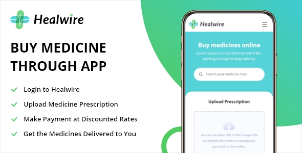 Healwire iOS - Online Medical Store