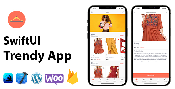 SwiftUI Trendy App | Woocommerce Full iOS Application