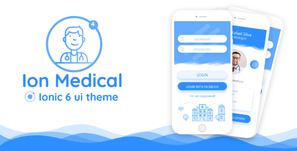 Ion Medical - ionic 6 medical center UI theme