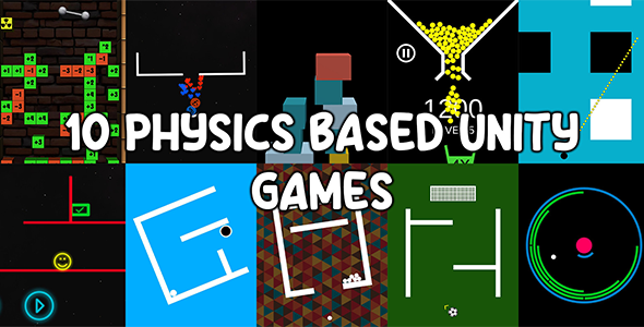 10 Simple Physics Based - Unity Game Source Codes