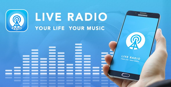 Live Radio with material design