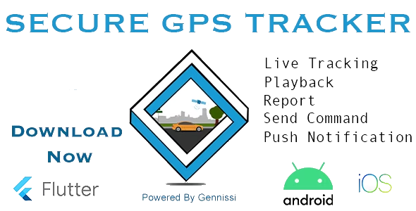 Secure GPS Tracker using traccar (Android and IOS)