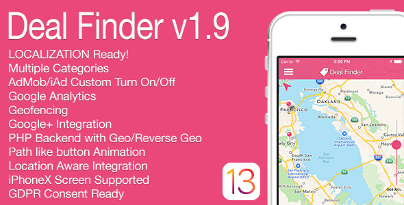 Deal Finder Full iOS Application v1.9