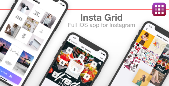 Insta Grid - Create Instagram layouts/grids - Full iOS app