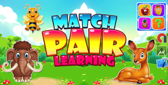 Match Pair Learning + IOS Version + Best Kids Puzzle Game