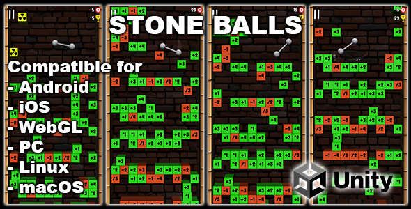 Stone Balls - Unity Hyper Casual Indie Game Source Code