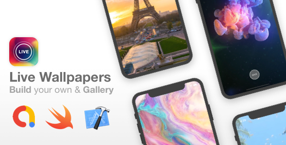 Live Wallpapers iOS - Full app template with over 25 wallpapers - Build mode to create Live Photos