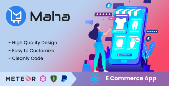 Maha - Ecommerce React Native App