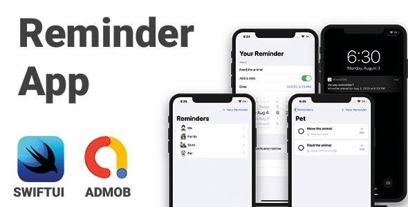 Reminder App | Full SwiftUI iOS Application