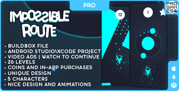 Impossible Route (PRO) - BUILDBOX CLASSIC - IOS - Android - Reward video