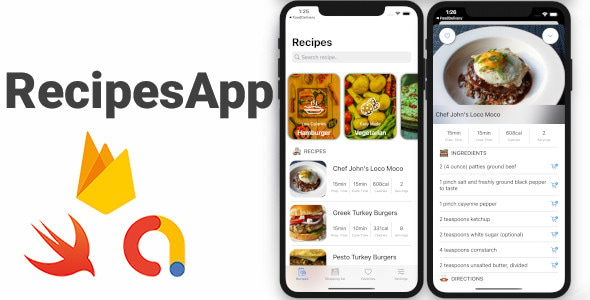 RecipesApp Full iOS Application