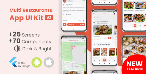 Food Delivery Flutter App UI Kit