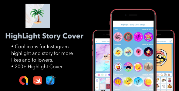 Highlight Story Cover For Instagram |. ADMOB Support | Swift CODE