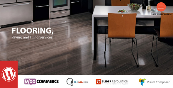 Flooring - Paving and Tiling Services WordPress Theme