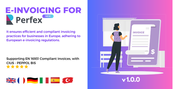 E-Invoicing - European Compliant Invoicing For Perfex CRM