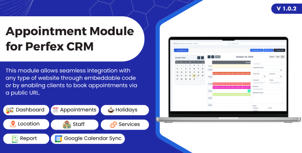 Appointment Module for Perfex CRM