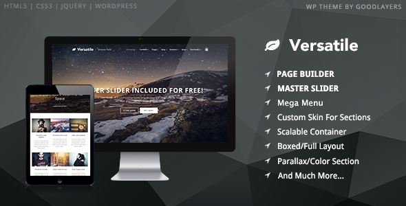 Versatile - Responsive Multi-Purpose WordPress