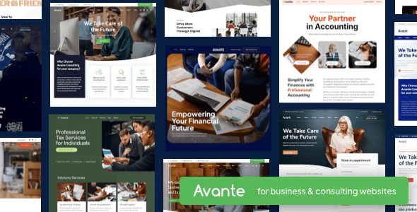 Avante | Business Consulting WordPress