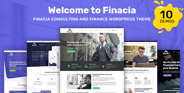 Finacia - Finance & Business WordPress Theme