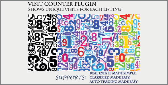 Visit Counter - Classifieds Plugin