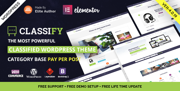 Classify - Classified Ads WordPress Theme