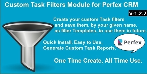 Custom Task Filters Module for Perfex CRM