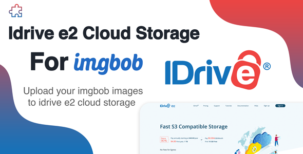 Idrive E2 Cloud Storage Add-on For Imgbob