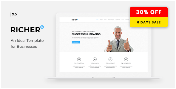 Richer - Responsive Multi-Purpose Theme