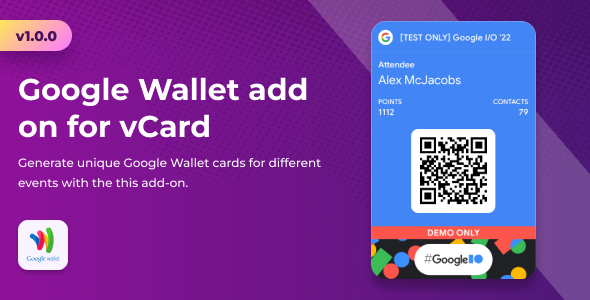 Google Wallet Add On for vCard Saas | Laravel vCard Saas