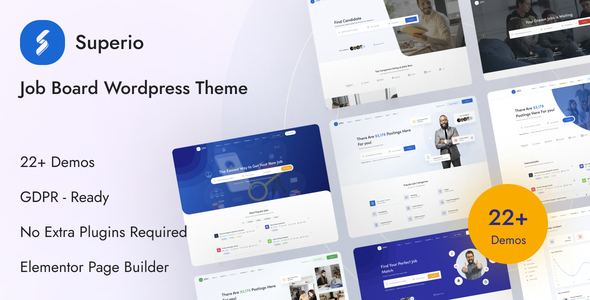 Superio – Job Board WordPress Theme