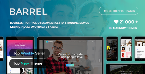 Barrel - Creative Corporate Business Responsive Multi-Purpose WordPress Theme