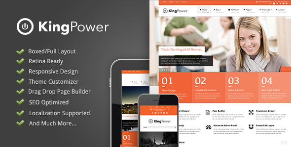 King Power - Retina Ready Multi-Purpose WordPress