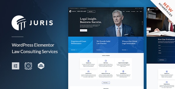 Juris - Law, Lawyer and Attorney WordPress Theme