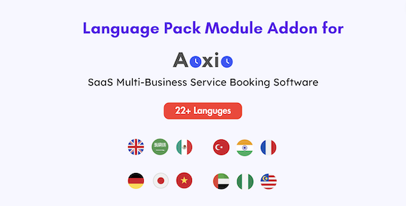 Language Pack Module Addon for Aoxio