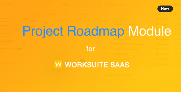 Project Roadmap - Advanced Reporting for Worksuite SAAS Projects