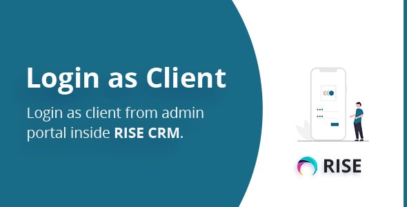 Login as Client plugin for RISE CRM