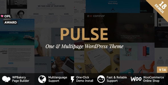 Pulse - Premier WordPress Theme