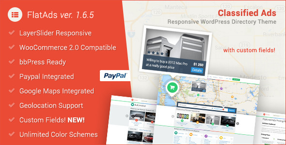 FlatAds - Classified Ads WordPress Theme