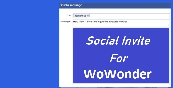 Social Invite For WoWonder