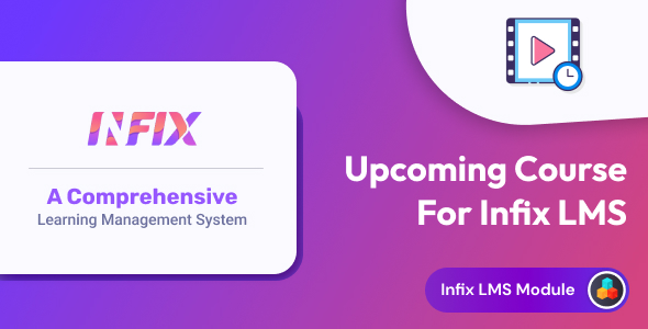 Upcoming Course add-on | Infix LMS Laravel Learning Management System