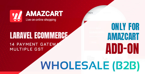 Wholesale (B2B) Module for Amazcart eCommerce