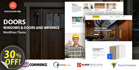 Windows & Doors - High Quality WordPress Theme