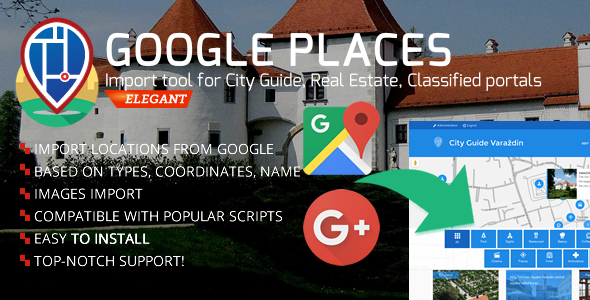 City Guide - Google Places/Businesses Import