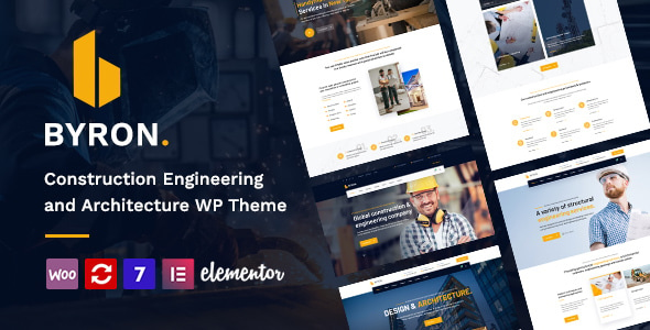 Byron | Construction and Engineering WordPress Theme